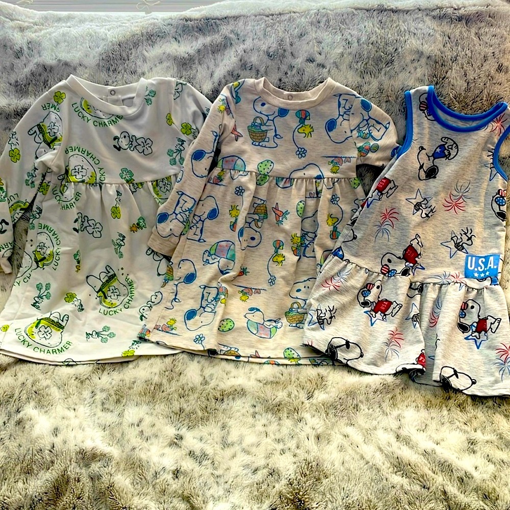 Peanuts Holiday Dress Bundle